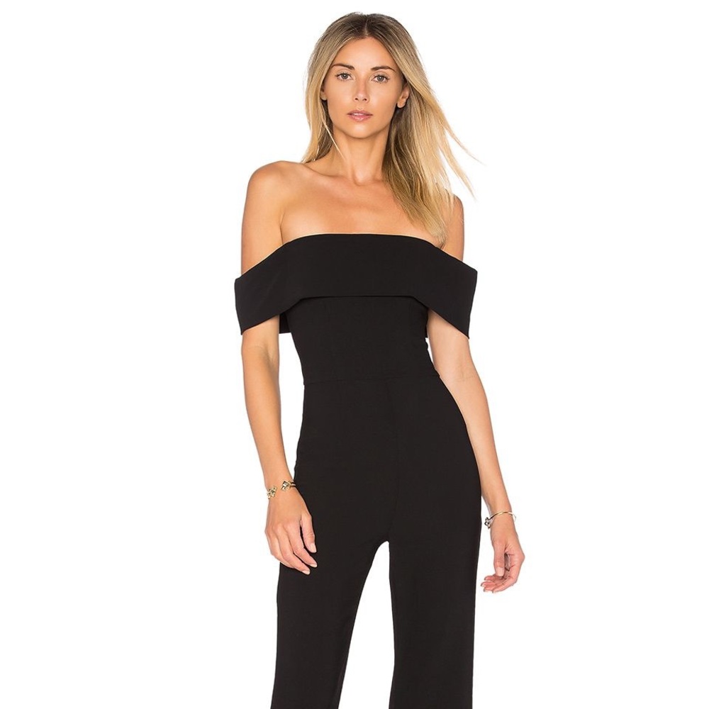By the way off the shoulder jumpsuit